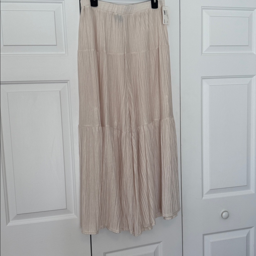 Morgan Miller Cream Tiered Trousers